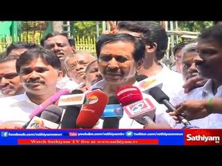 TMC operates like a cooperate company says Gnanasekaran | Sathiyam TV News