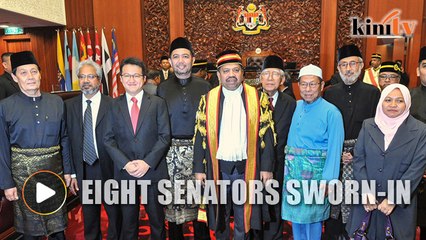 BN man among eight senators sworn-in today