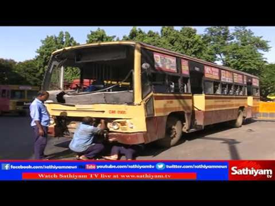 தாம்பரம் அருகே, பேருந்து பாலத்தின் மீது மோதி வி...