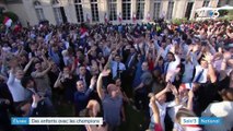 Ambiance de folie à l'Élysée pour les Bleus et la coupe du monde