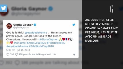 Gloria Gaynor salue la victoire des Bleus