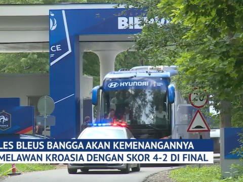 Prancis Pulang Setelah Memenangkan Piala Dunia