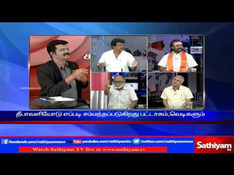How are crackers related to Diwali: Sathiyam Sathiyame