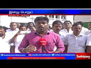 Selected AIADMK general secretary Sasikala was sworn in this morning