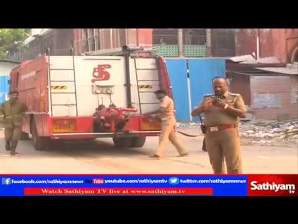 Fire in Chennai: fallen trees of Vartha into ashes.