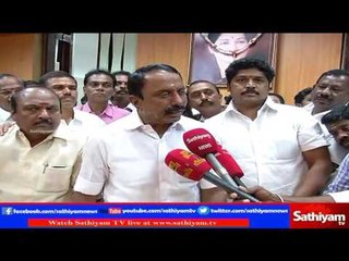 Sengottaiyan in Press Meet