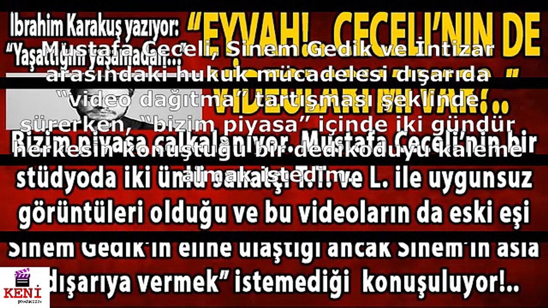 Mustafa Ceceli Skandal Videolari Inanamayacaksiniz Dailymotion Video