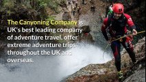 Canyoning activity in Scotland