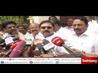 TTV Dinakaran press meet | Sathiyam TV News