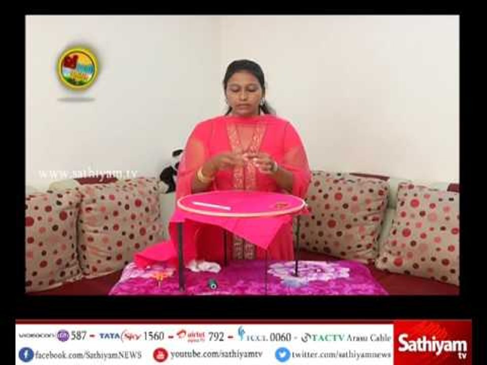 Vidiyal Puthusu : “Roses” Explain about Aari Embroidery  | 25.04.2017