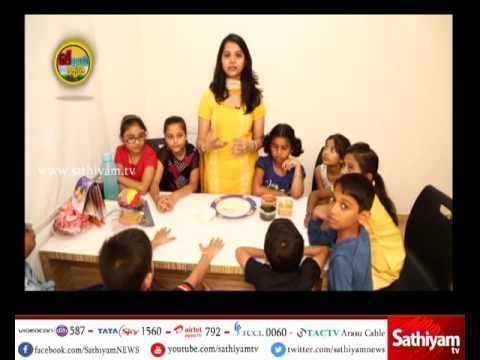 Vidiyal Puthusu : Nutritional Harini teaches children - cooking in summer vacation /09/05/17