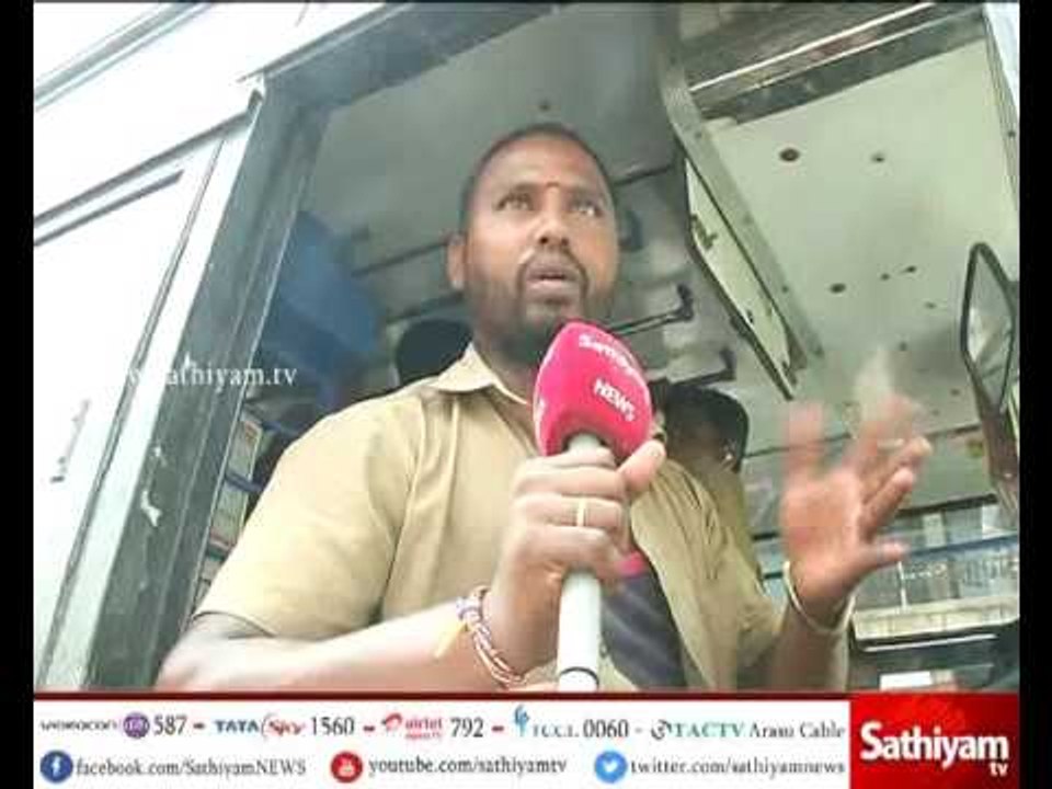 Due to Government Bus Drivers are in strike, Temporary Drivers ran Bus