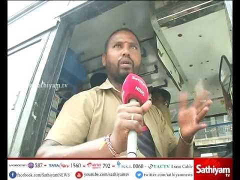 Due to Government Bus Drivers are in strike, Temporary Drivers ran Bus