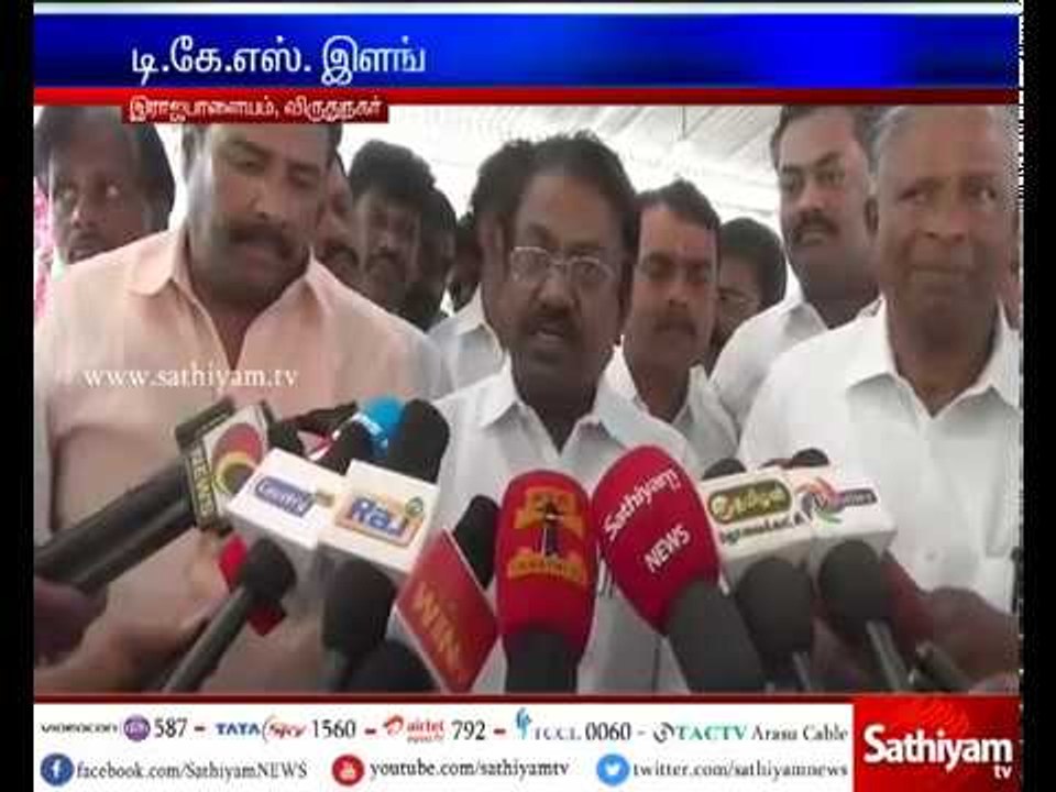 Edappadi Palanisamy  himself will disperse ADMK - T. K. S. Elangovan