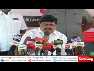 Minister Rajendra Balaji in Press Meet