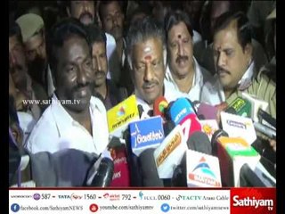 O. Panneerselvam speaks on Late Jayalalithaa's Steps with BJP | PRESS MEET
