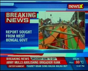 PM Modi Midnapore Rally Tent Collapse Centre Seeks Report