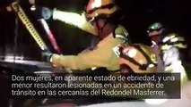 #ElSalvador Dos mujeres, en presunto estado de ebriedad, y una menor resultaron lesionadas tras chocar su vehículo con una rastra en la avenida Masferrer 