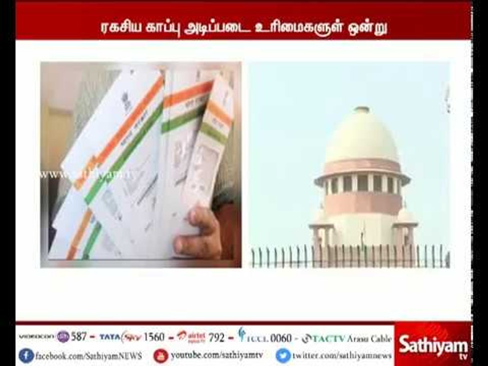 Supreme Court Judgment on Aadhaar case