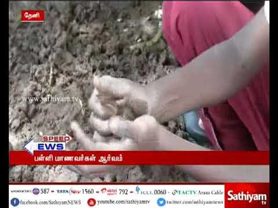 Theni: Government school students actively participate in making seed ball