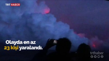 Hawaii'de tur teknesine sıçrayan lavlar kabus yaşattı