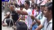 Anitha Suicide: Democratic youth association and Indian students association protest at Salem