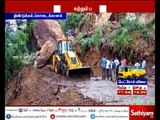 Roads blocked due to landslide in Kodaikanal