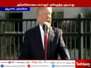 No one can threaten Amaerica says Donald Trump