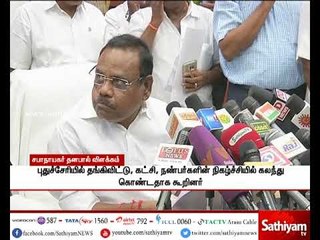 False explanation for notice is the reason for disqualifying MLAs - Speaker Dhanapal