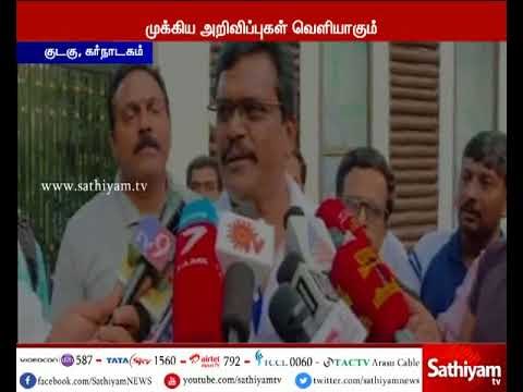 TTV Dinakaran to meet press today - Thanga Tamil Selvan