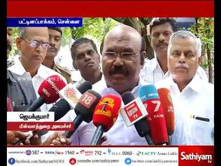 பதவி மோகத்தில் என்ன பேசுவது என தெரியாமல் பேசுகிறார் ஸ்டாலின் - அமைச்சர் ஜெயக்குமார்