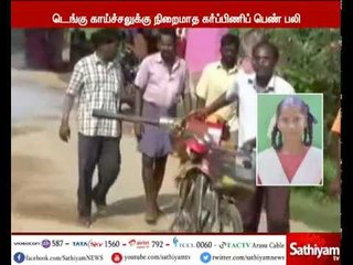 டெங்கு மற்றும் மர்ம காய்ச்சலுக்கு 2 மாணவர்கள் உட்பட 3 பேர் சிகிச்சை பலனின்றி பலி