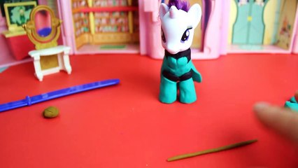 DIY My Little Pony Play Doh Disney Princess Dress