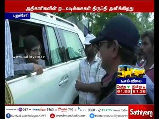 புதுச்சேரியில் மழை பாதிப்பு  நிவாரணப் பணிகள் திருப்தி அளிக்கிறது - கிரண்பேடி