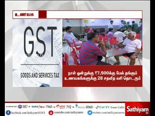 அனைத்து உணவகங்கள் மீதான ஜிஎஸ்டி வரி 5 சதவீதமாக குறைக்கப்பட்டுள்ளது - நிதி அமைச்சர் அருண் ஜெட்லி