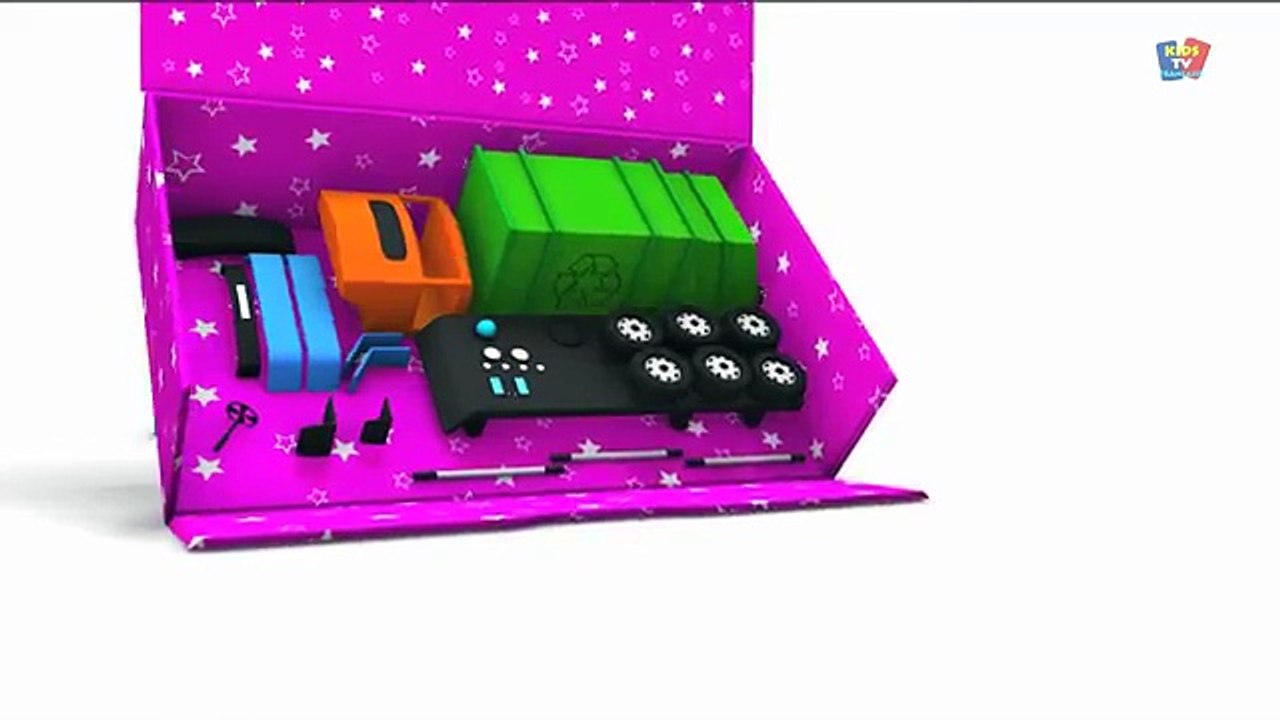 coffre à jouets | camion à ordures