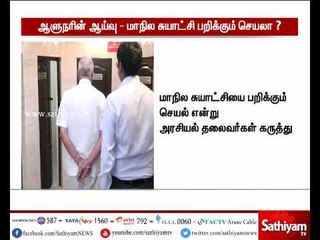 தமிழக ஆளுநர் ஆய்வு நடவடிக்கைகள் மாநில சுயாட்சியை பறிக்கும் செயல் - அரசியல் தலைவர்கள்