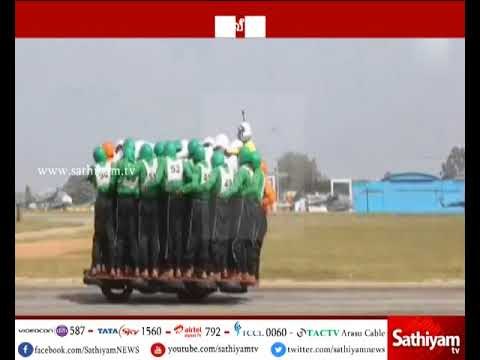 ஒரே மோட்டார் சைக்கிளில் 58 ராணுவ வீரர்கள் பயணித்து உலக சாதனை