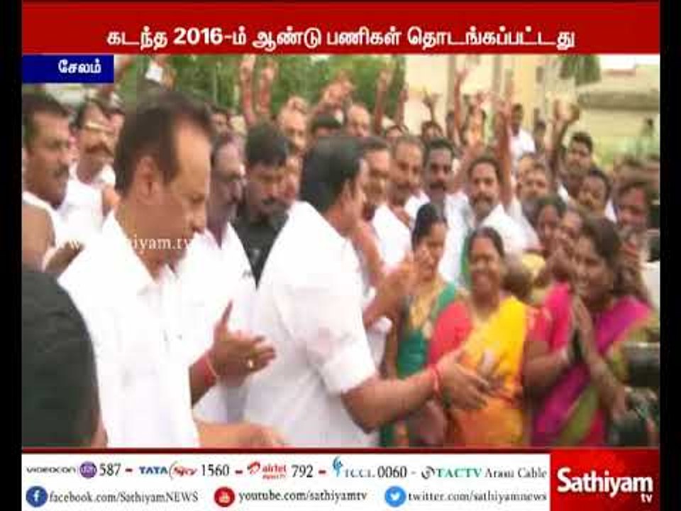 சேலத்தில் புதிதாக கட்டி முடிக்கப்பட்ட மேம்பாலத்...