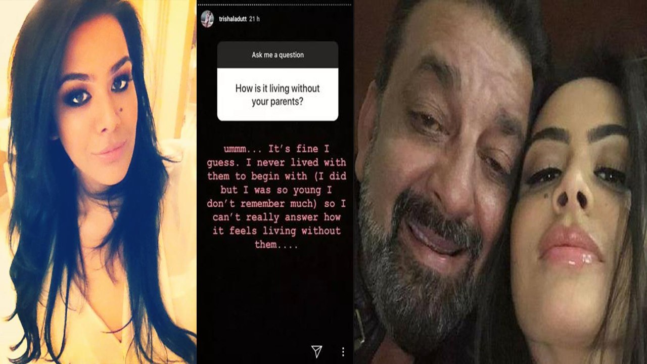 Sanju: Sanjay Dutt's daughter Trishala Dutt REVEALS, How It feels to Live without Parents |FilmiBeat