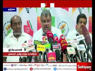 வடமாநில கொள்ளையர்களின் அட்டூழியத்தை காவல்துறை இரும்பு கரம் கொண்டு அடக்க வேண்டும் - ஜி.கே.வாசன்