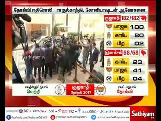 தலைவர் ராகுல்காந்தி, முன்னாள் தலைவர் சோனியா காந்தியுடன் ஆலோசனை