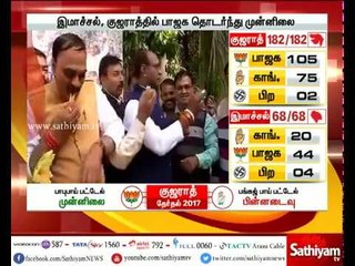 குஜராத் மாநிலத்தில் மீண்டும் பாஜகவே ஆட்சி, தொண்டர்கள் உற்சாக கொண்டாட்டம்