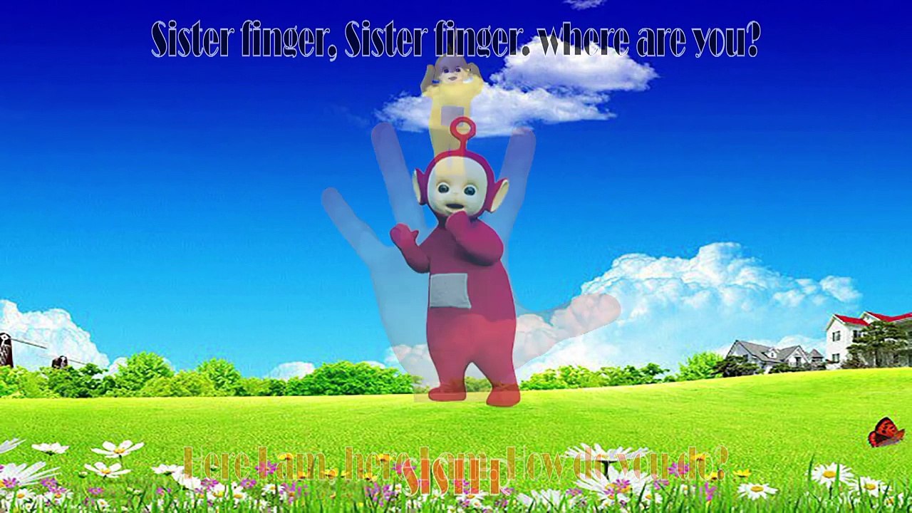 Les Télétubbies Papa doigt La Famille des Doigts des Télétubbies French Finger Family