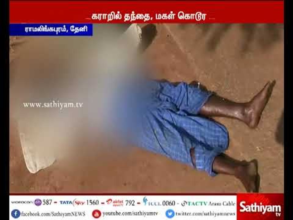 சொத்துத் தகராறு காரணமாக தந்தை,மகன் காரை ஏற்றி கொடூர கொலை
