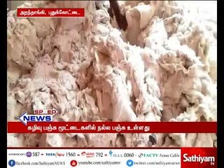 கழிவு பஞ்சு மூட்டைகளை லாரிகளில் ஏற்றக்கூடாது, தொழிலாளர்கள் அதிகாரிகளிடம் வாக்குவாதம்