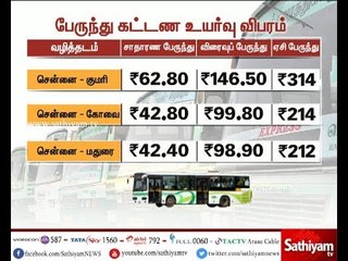 பேருந்து கட்டணம் கிடுகிடு உயர்வு #TamilNadu #BusFareHike #busfare #busticket