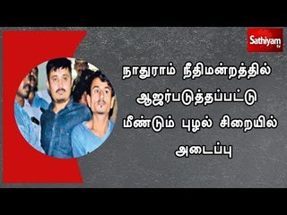 நாதுராம் நீதிமன்றத்தில் ஆஜர்படுத்தப்பட்டு மீண்டும் புழல் சிறையில் அடைப்பு