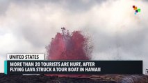 Lava 'Bomb' Hits Hawaii Boat And Injures Tourists