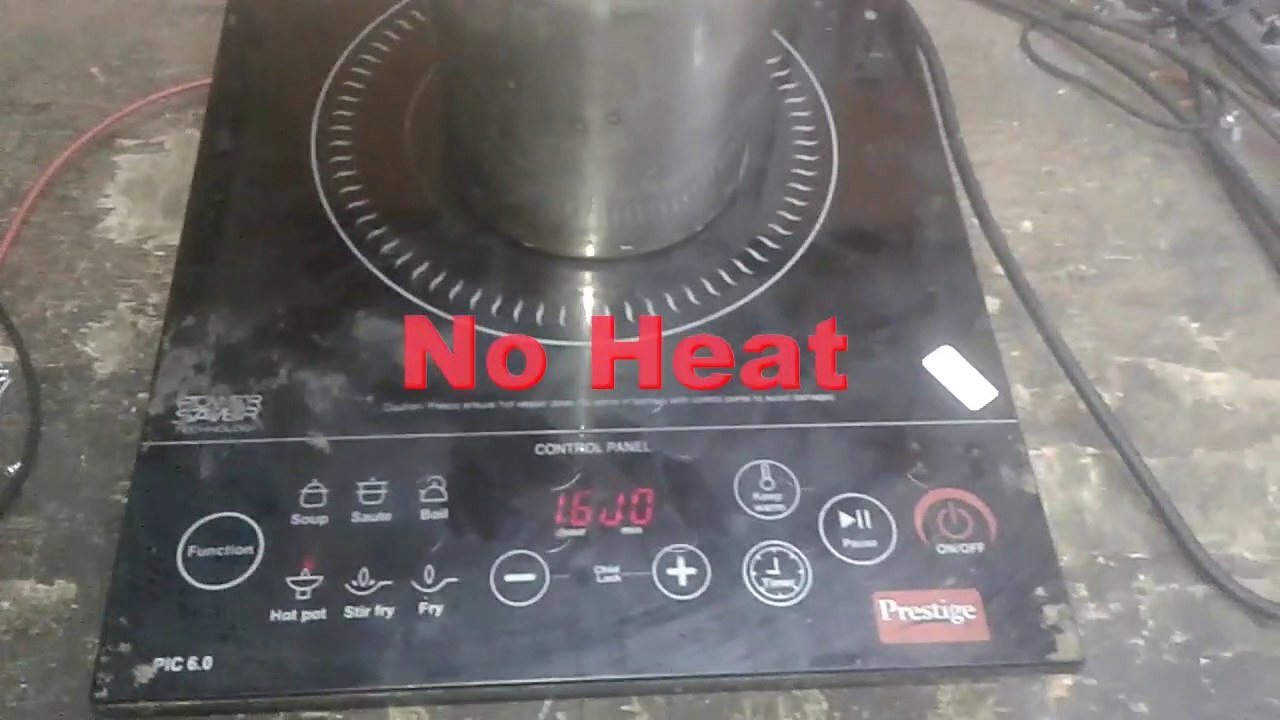 No heat problem in prestige induction cooker